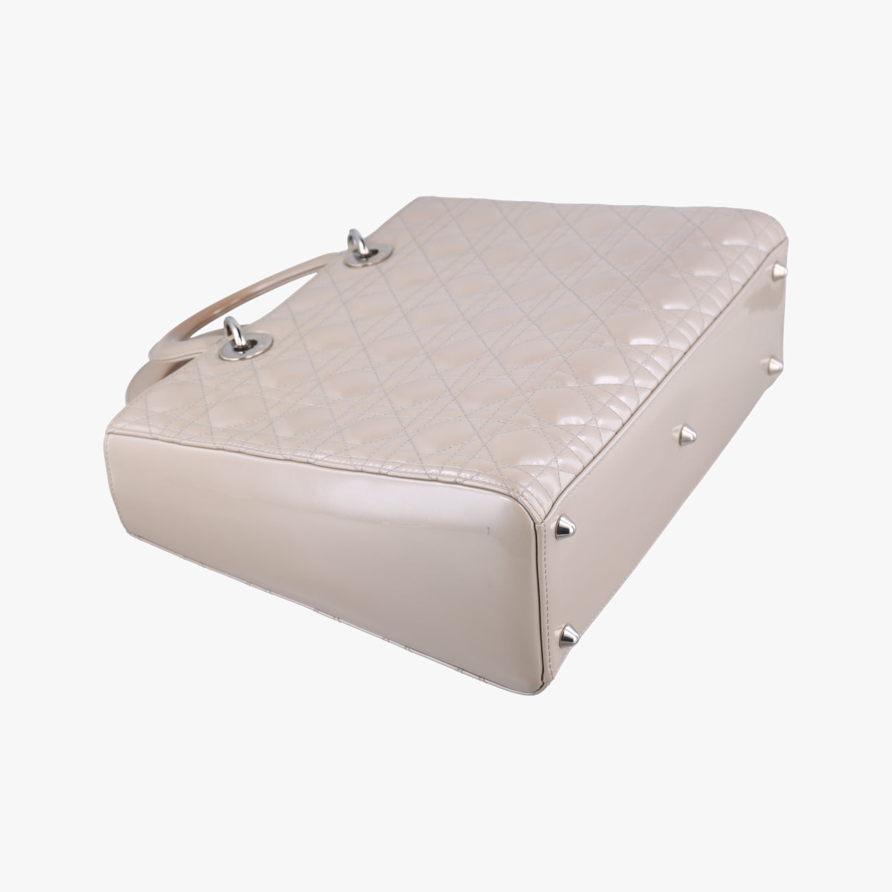 Lady DiorGrayPatent16-BO-0191 Bレディディオールグレーパテント16-BO-0191 B