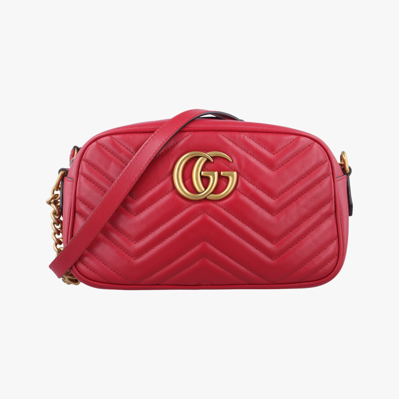 GG MarmontRedLeather447632E026592637GGマーモントレッドレザー447632E026592637