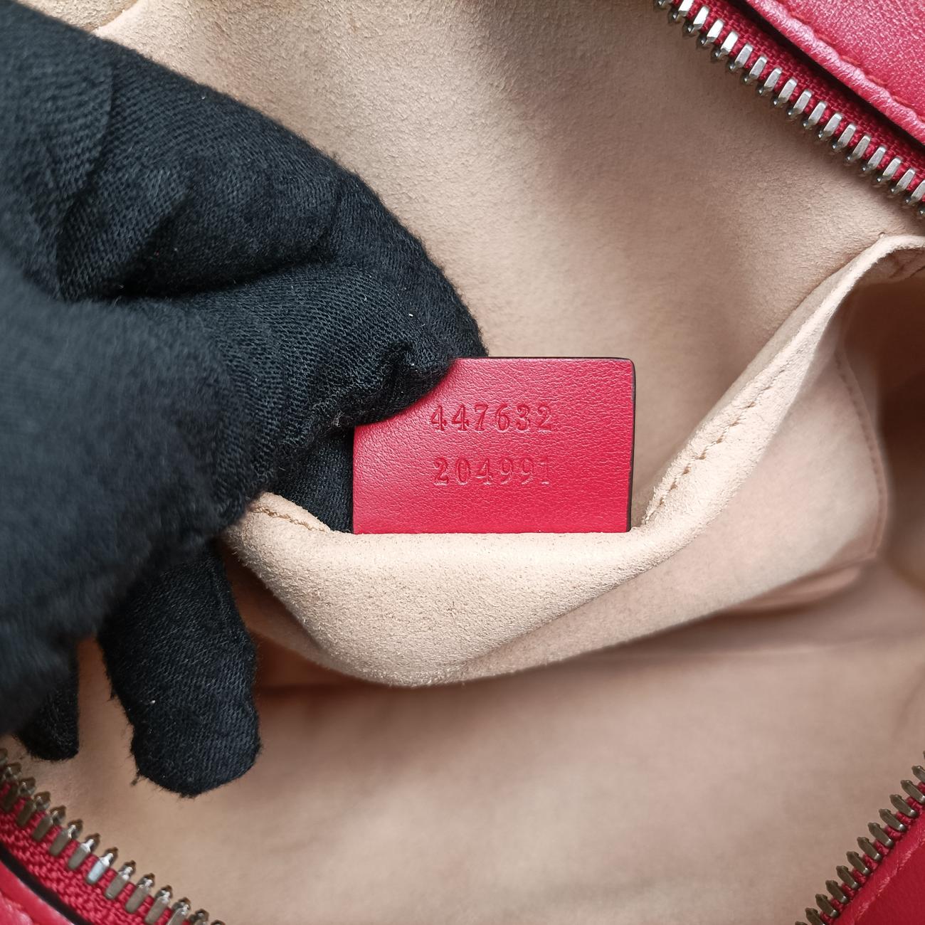 GG MarmontRedLeather447632E026592637GGマーモントレッドレザー447632E026592637