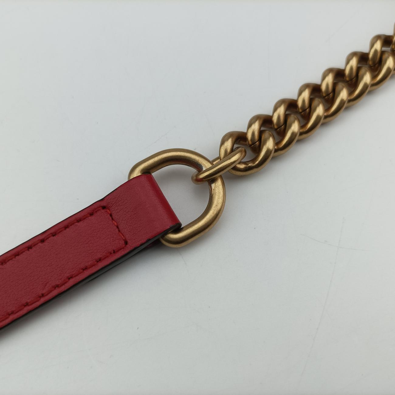 GG MarmontRedLeather447632E026592637GGマーモントレッドレザー447632E026592637