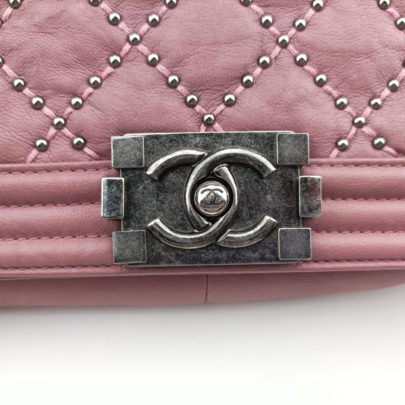 BOY CHANELPinkleatherA6708621423884ボーイシャネルピンクレザーA6708621423884