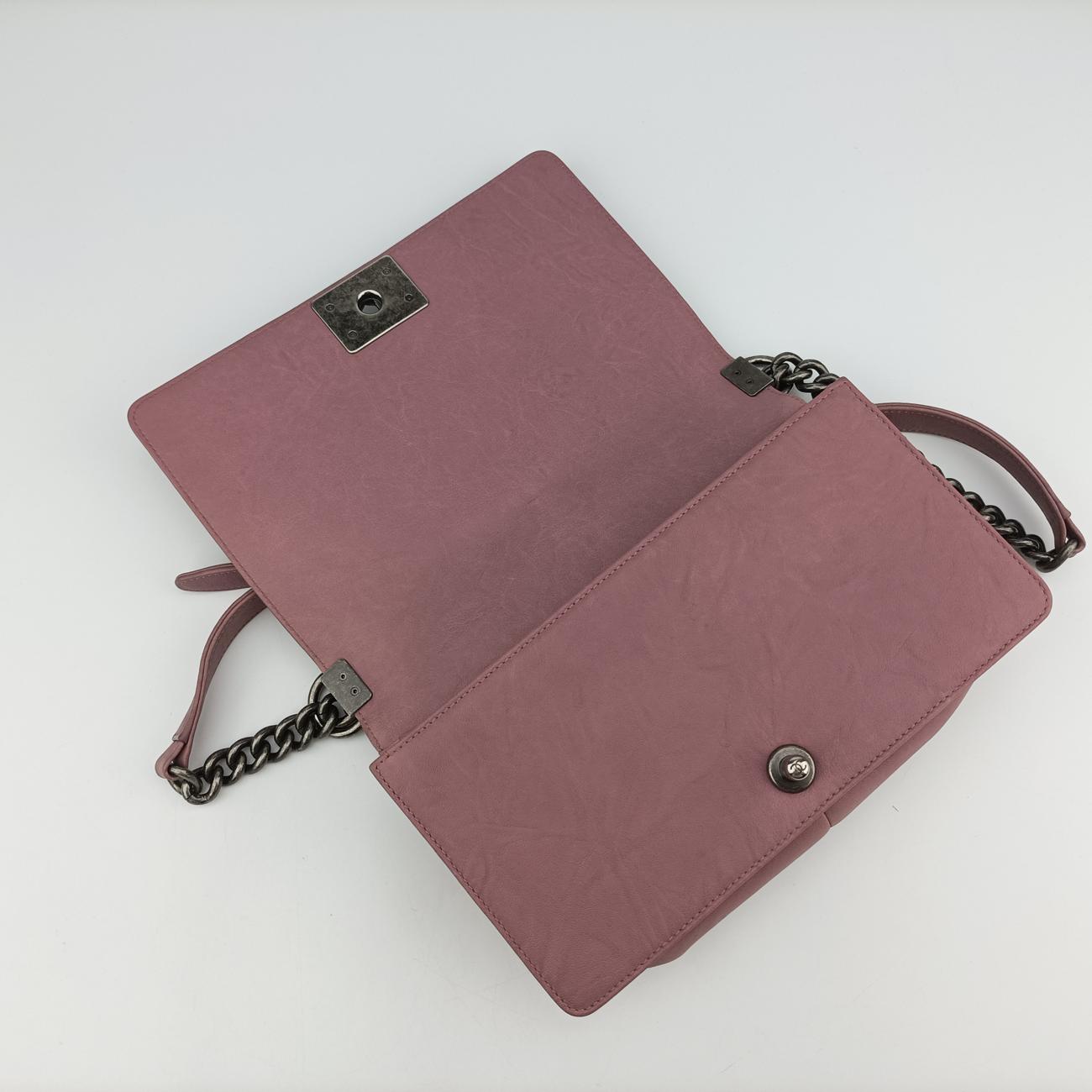 BOY CHANELPinkleatherA6708621423884ボーイシャネルピンクレザーA6708621423884