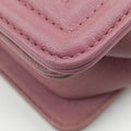 BOY CHANELPinkleatherA6708621423884ボーイシャネルピンクレザーA6708621423884