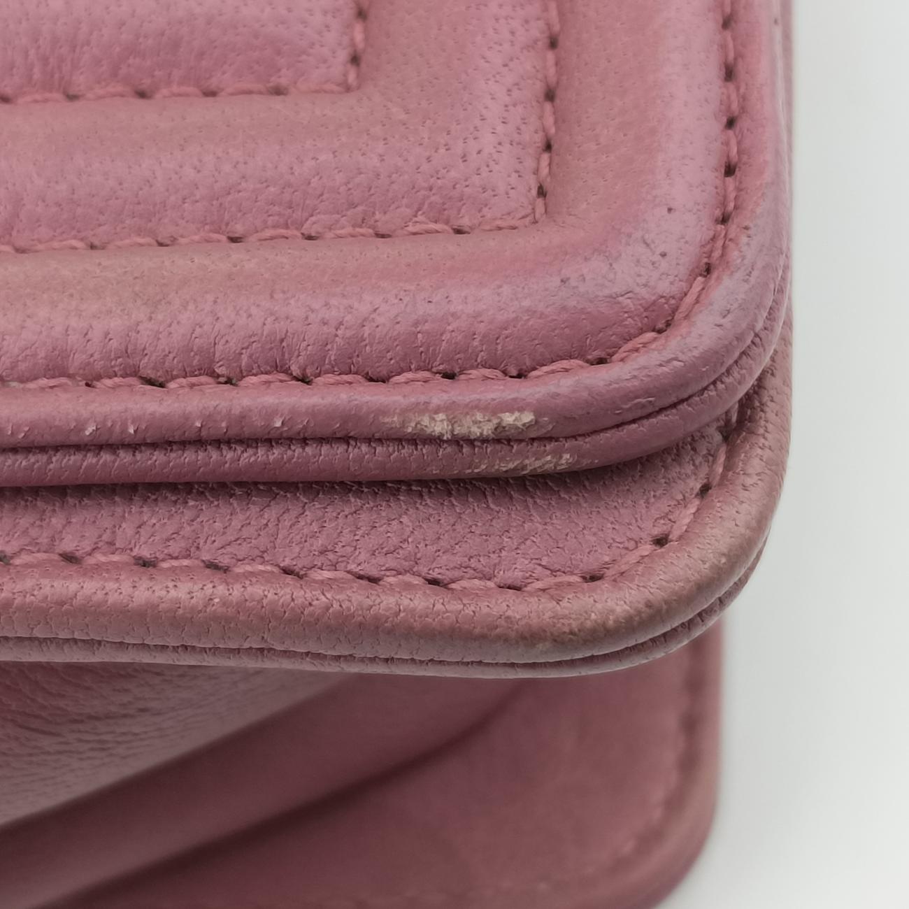 BOY CHANELPinkleatherA6708621423884ボーイシャネルピンクレザーA6708621423884