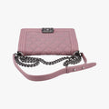 BOY CHANELPinkleatherA6708621423884ボーイシャネルピンクレザーA6708621423884