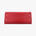 Matelasse Quilted Cabas MonogramRedLeather357397ARS357397.1214マトラッセ キルティング カバス モノグラムレッドレザー357397ARS357397.1214