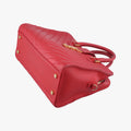 Matelasse Quilted Cabas MonogramRedLeather357397ARS357397.1214マトラッセ キルティング カバス モノグラムレッドレザー357397ARS357397.1214