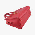 Matelasse Quilted Cabas MonogramRedLeather357397ARS357397.1214マトラッセ キルティング カバス モノグラムレッドレザー357397ARS357397.1214