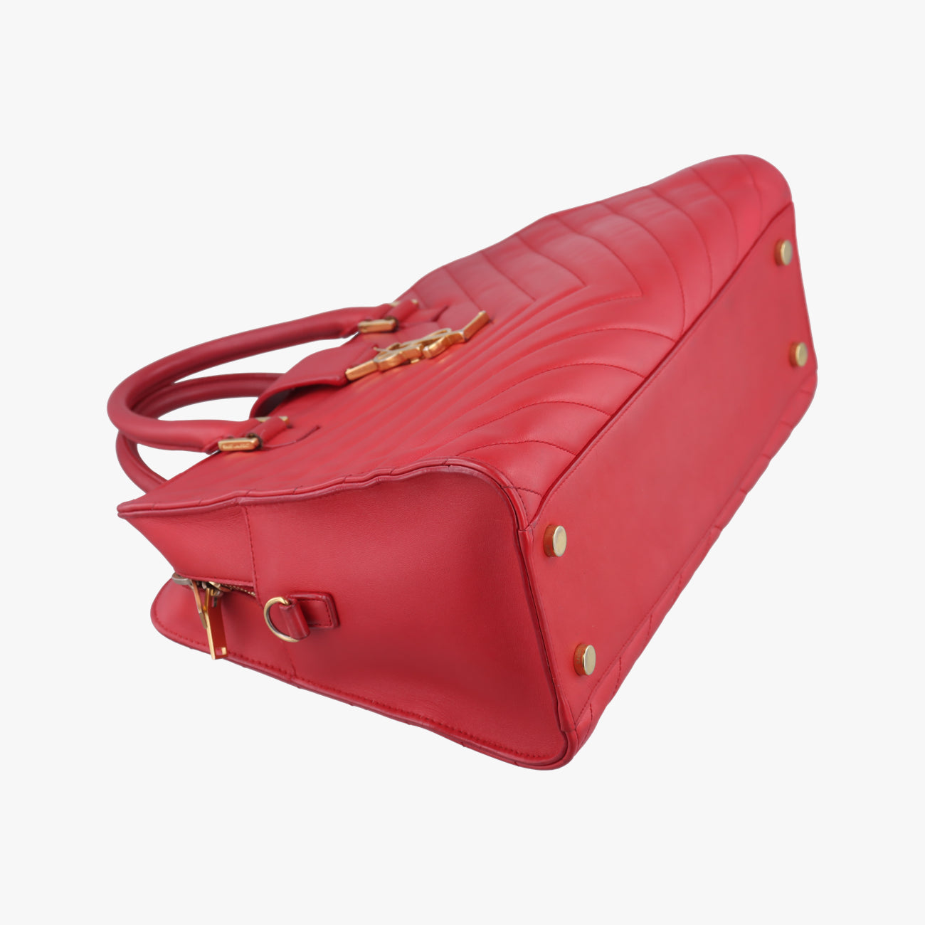 Matelasse Quilted Cabas MonogramRedLeather357397ARS357397.1214マトラッセ キルティング カバス モノグラムレッドレザー357397ARS357397.1214