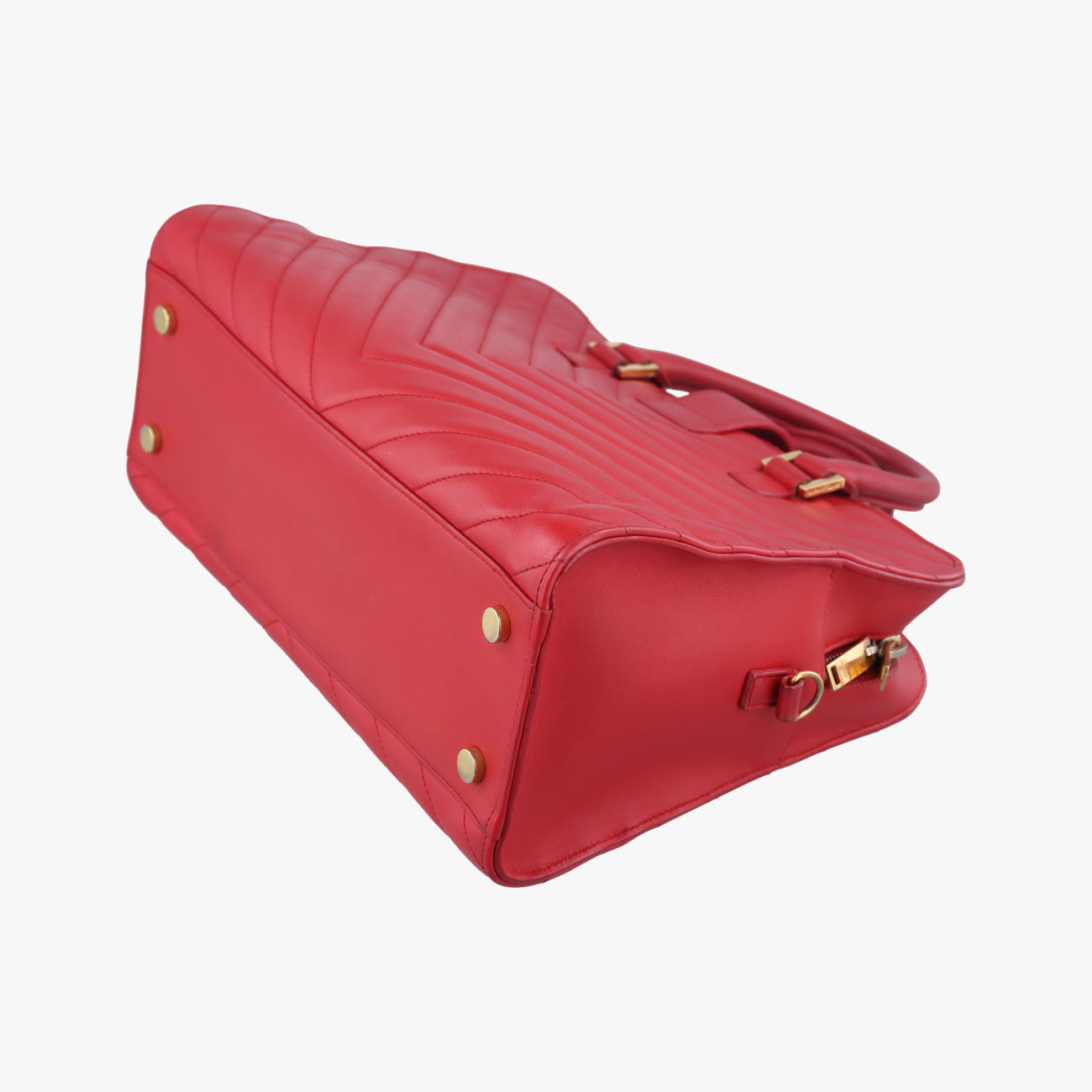 Matelasse Quilted Cabas MonogramRedLeather357397ARS357397.1214マトラッセ キルティング カバス モノグラムレッドレザー357397ARS357397.1214