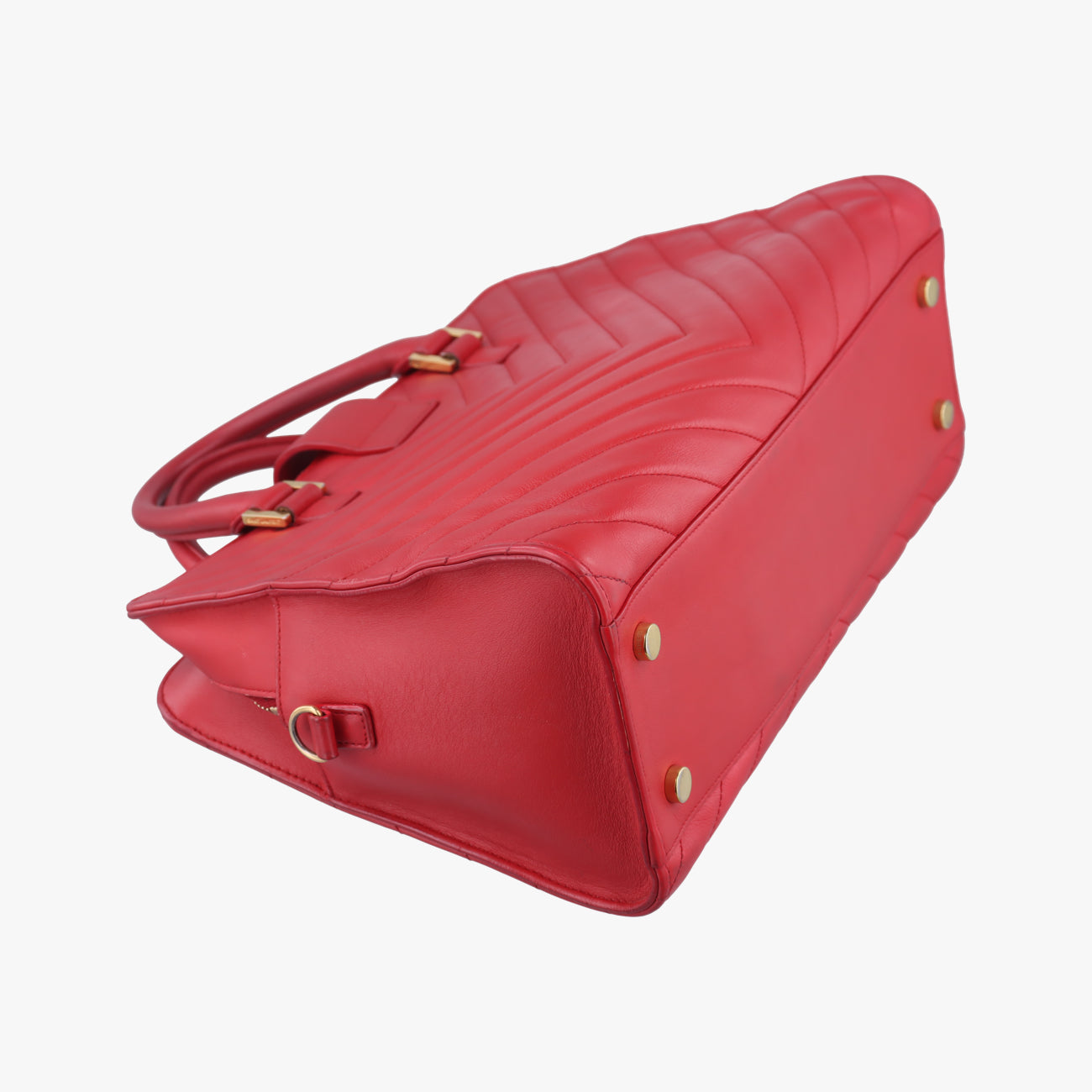 Matelasse Quilted Cabas MonogramRedLeather357397ARS357397.1214マトラッセ キルティング カバス モノグラムレッドレザー357397ARS357397.1214