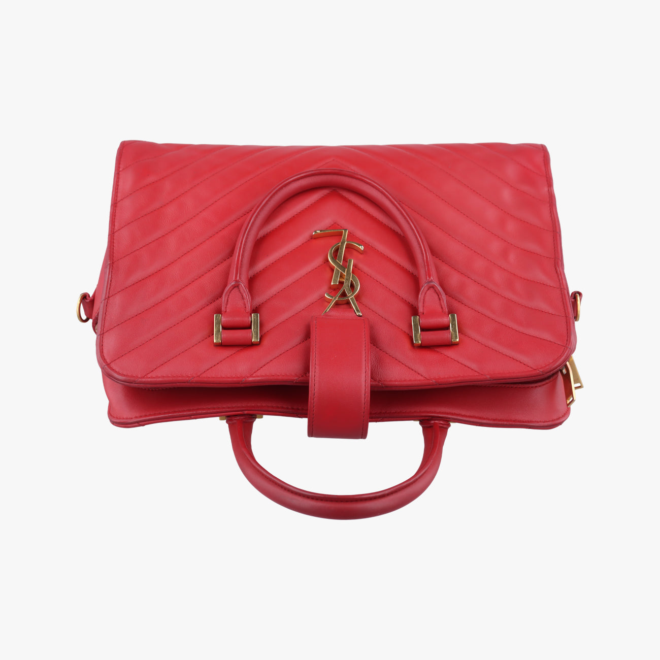 Matelasse Quilted Cabas MonogramRedLeather357397ARS357397.1214マトラッセ キルティング カバス モノグラムレッドレザー357397ARS357397.1214