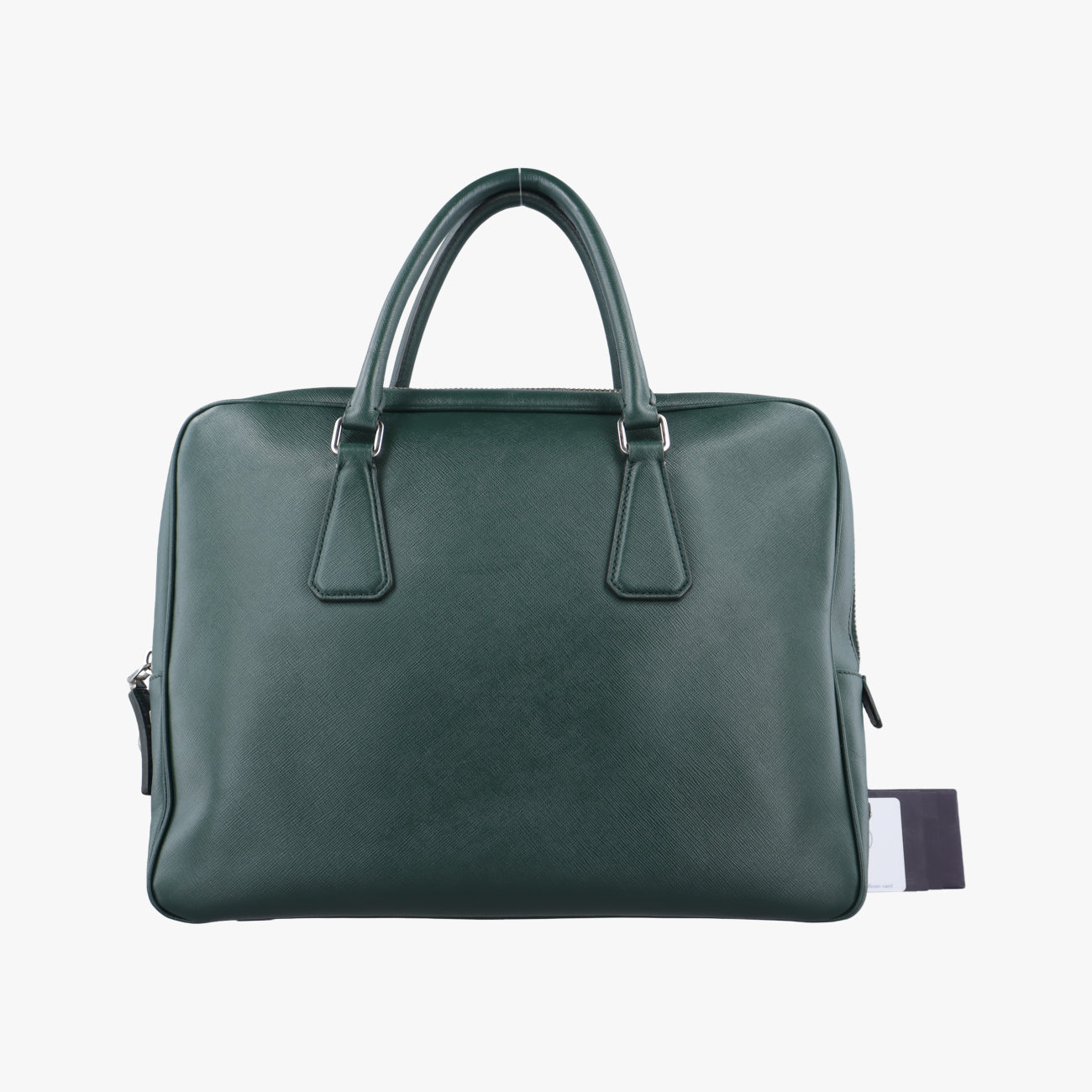 business bag briefcaseGreenSAFFIANO Leather2VE36358/C 173ビジネスバッグ ブリーフケースグリーンサフィアーノレザー2VE36358/C 173