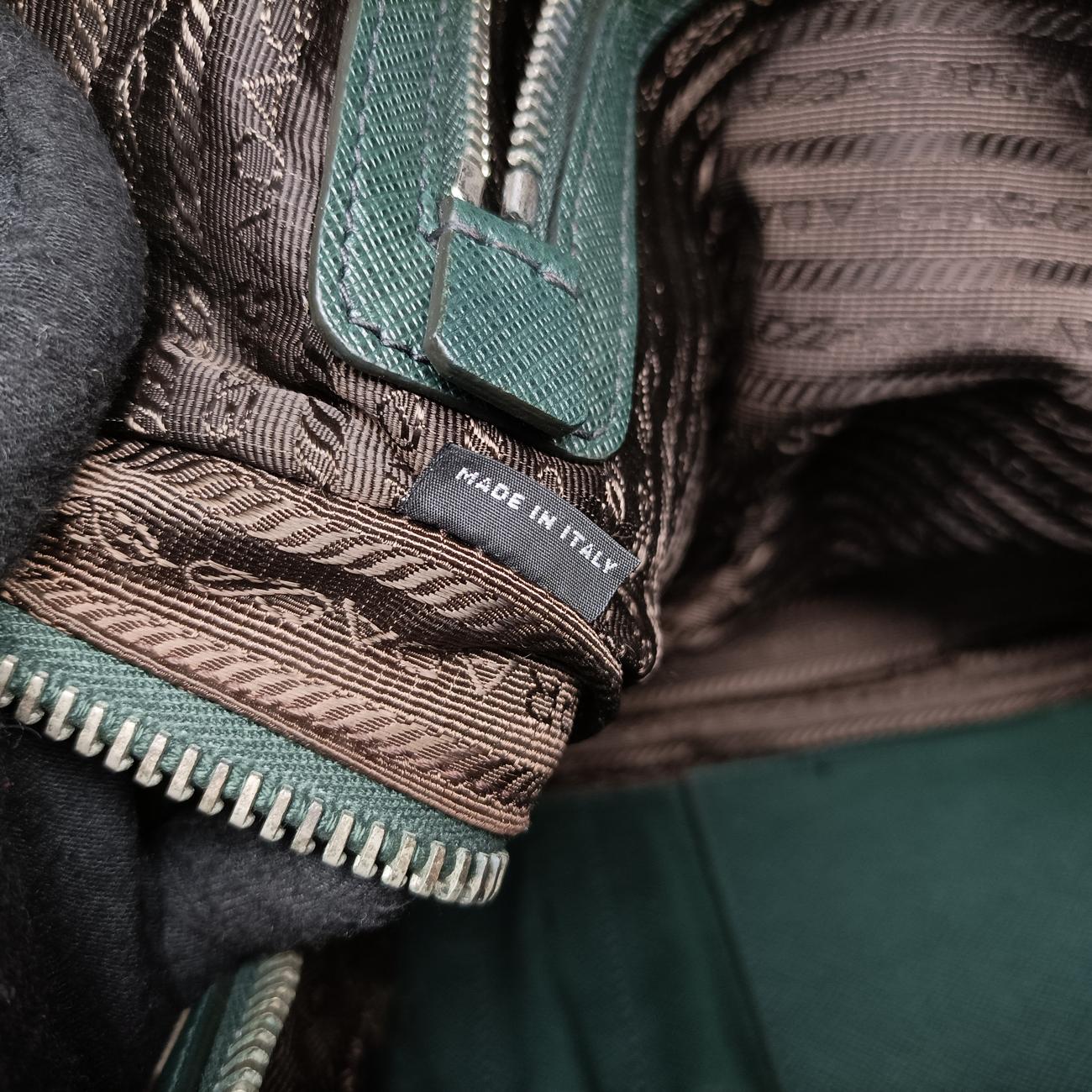 business bag briefcaseGreenSAFFIANO Leather2VE36358/C 173ビジネスバッグ ブリーフケースグリーンサフィアーノレザー2VE36358/C 173