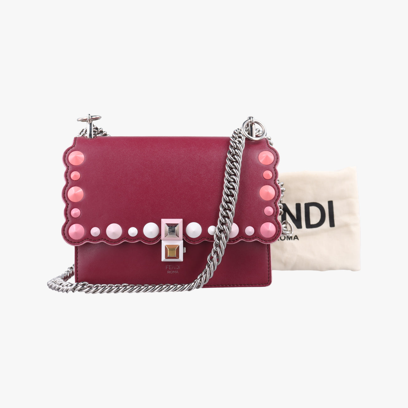 studded Kan IBurgundyLeather8M03818M0381 A1SH 188-0189スタッズ キャナイワインレッドレザー8M03818M0381 A1SH 188-0189