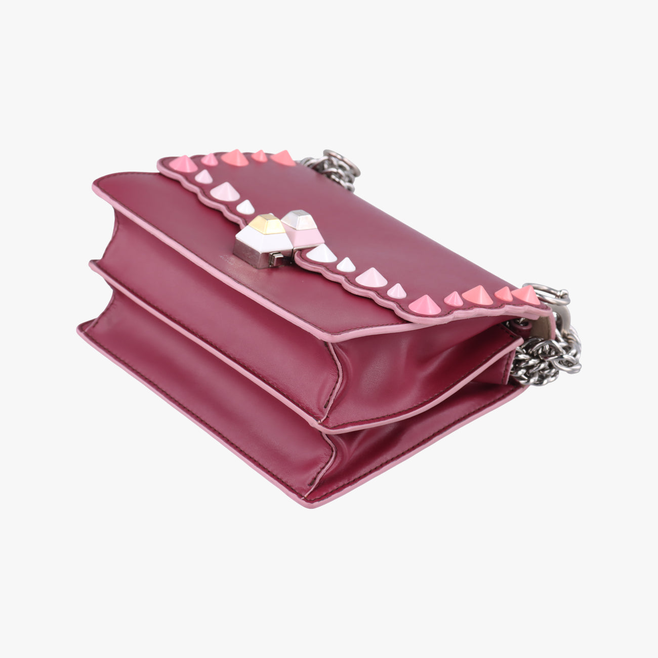 studded Kan IBurgundyLeather8M03818M0381 A1SH 188-0189スタッズ キャナイワインレッドレザー8M03818M0381 A1SH 188-0189