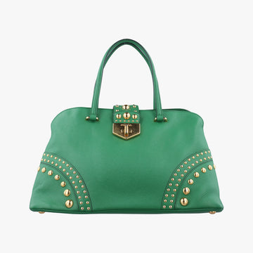Cuir Studded Open PromenadeGreenSAFFIANO　LeatherBN27536 113プロムナード スタッズグリーンサフィアーノレザーBN27536 113