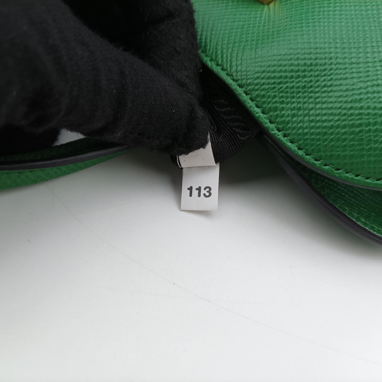 Cuir Studded Open PromenadeGreenSAFFIANO　LeatherBN27536 113プロムナード スタッズグリーンサフィアーノレザーBN27536 113