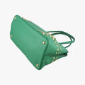 Cuir Studded Open PromenadeGreenSAFFIANO　LeatherBN27536 113プロムナード スタッズグリーンサフィアーノレザーBN27536 113