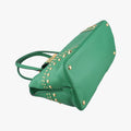 Cuir Studded Open PromenadeGreenSAFFIANO　LeatherBN27536 113プロムナード スタッズグリーンサフィアーノレザーBN27536 113