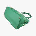 Cuir Studded Open PromenadeGreenSAFFIANO　LeatherBN27536 113プロムナード スタッズグリーンサフィアーノレザーBN27536 113
