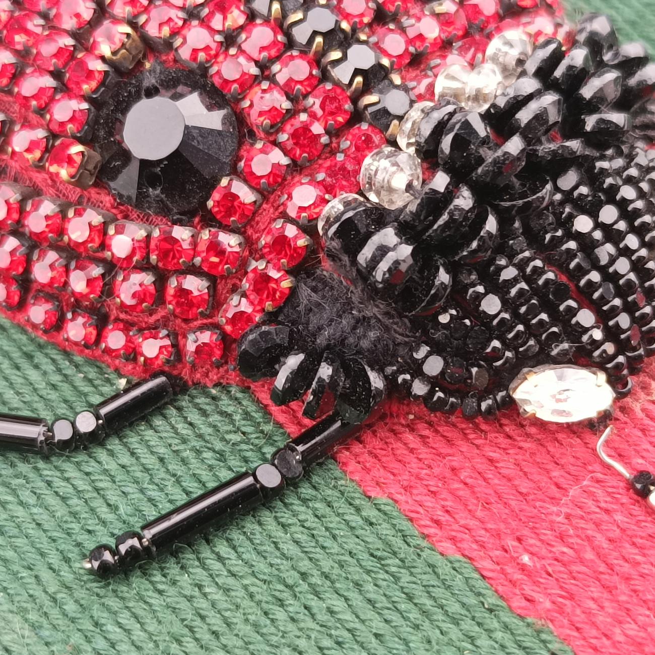Peony EyeGreen x Red x BlackLeather432280D020110725ピオニー アイグリーン×レッド×ブラックレザー432280D020110725
