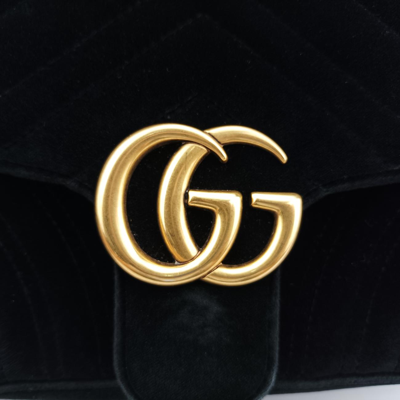 GG MarmontBlackvelour443497D022157305GGマーモントブラックベロア443497D022157305