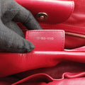 Delices Gaufre Cannage ToteRedlambskin17-BO-1110デリス ゴーフル カナージュ トートレッドラムスキン17-BO-1110