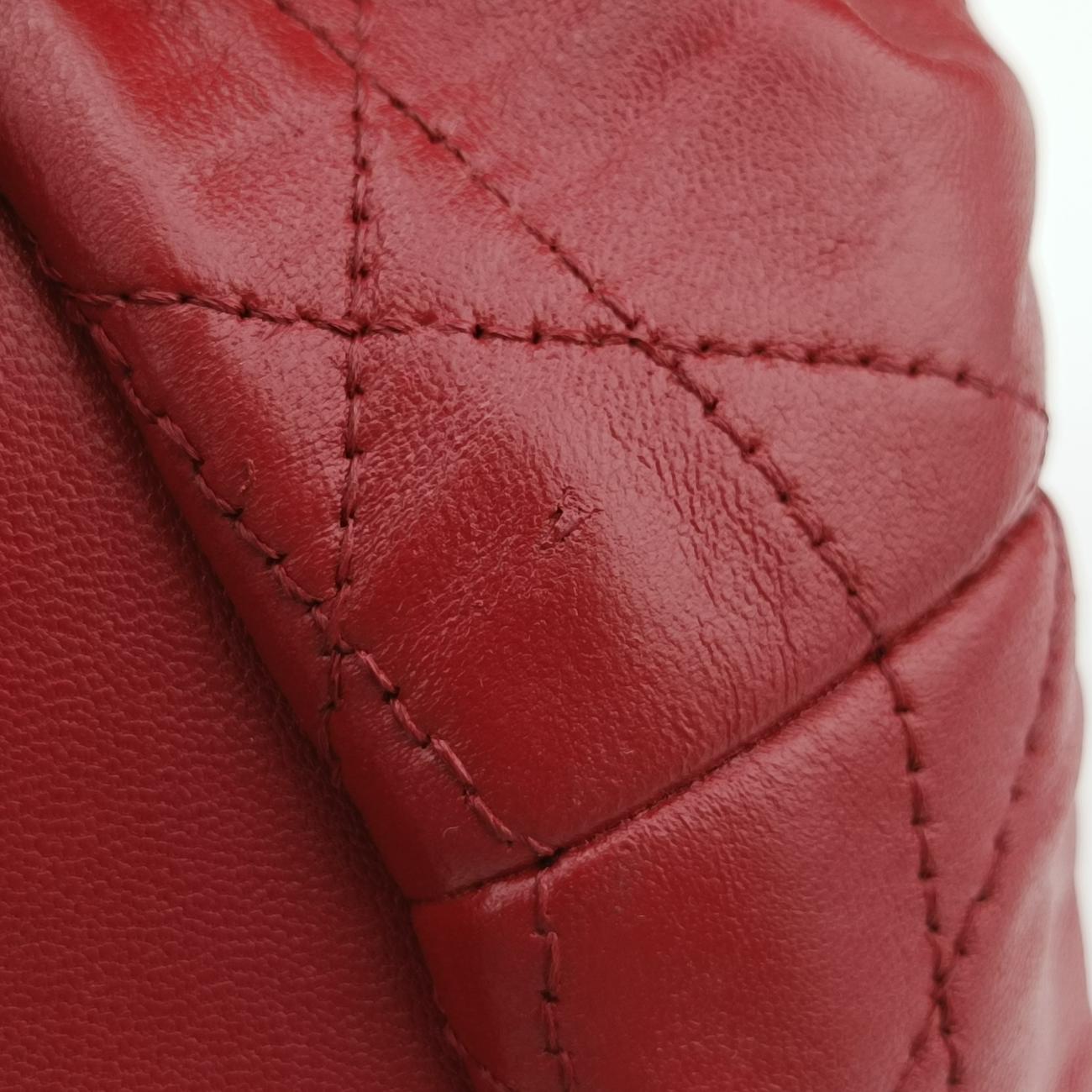 Delices Gaufre Cannage ToteRedlambskin17-BO-1110デリス ゴーフル カナージュ トートレッドラムスキン17-BO-1110