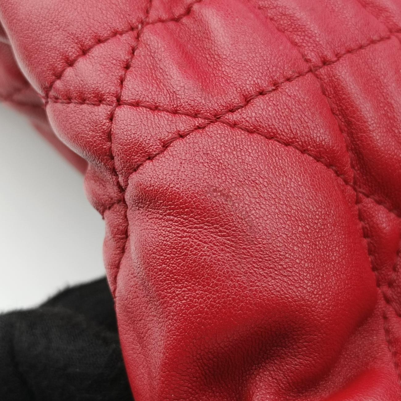 Delices Gaufre Cannage ToteRedlambskin17-BO-1110デリス ゴーフル カナージュ トートレッドラムスキン17-BO-1110