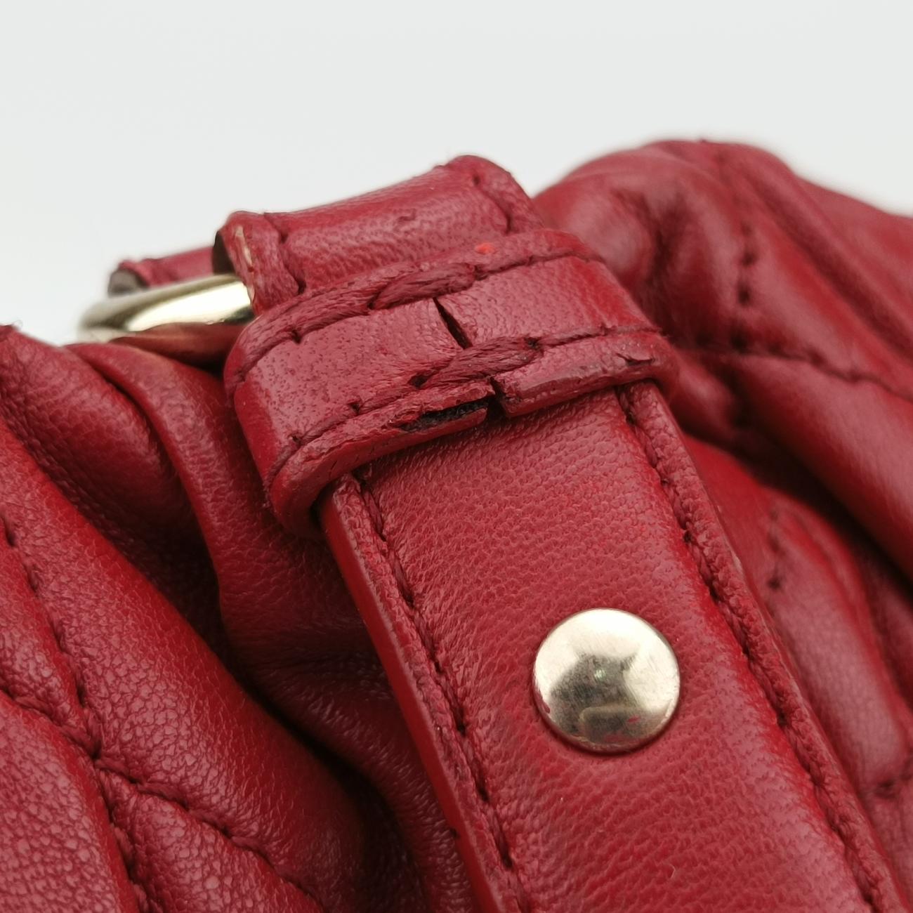 Delices Gaufre Cannage ToteRedlambskin17-BO-1110デリス ゴーフル カナージュ トートレッドラムスキン17-BO-1110