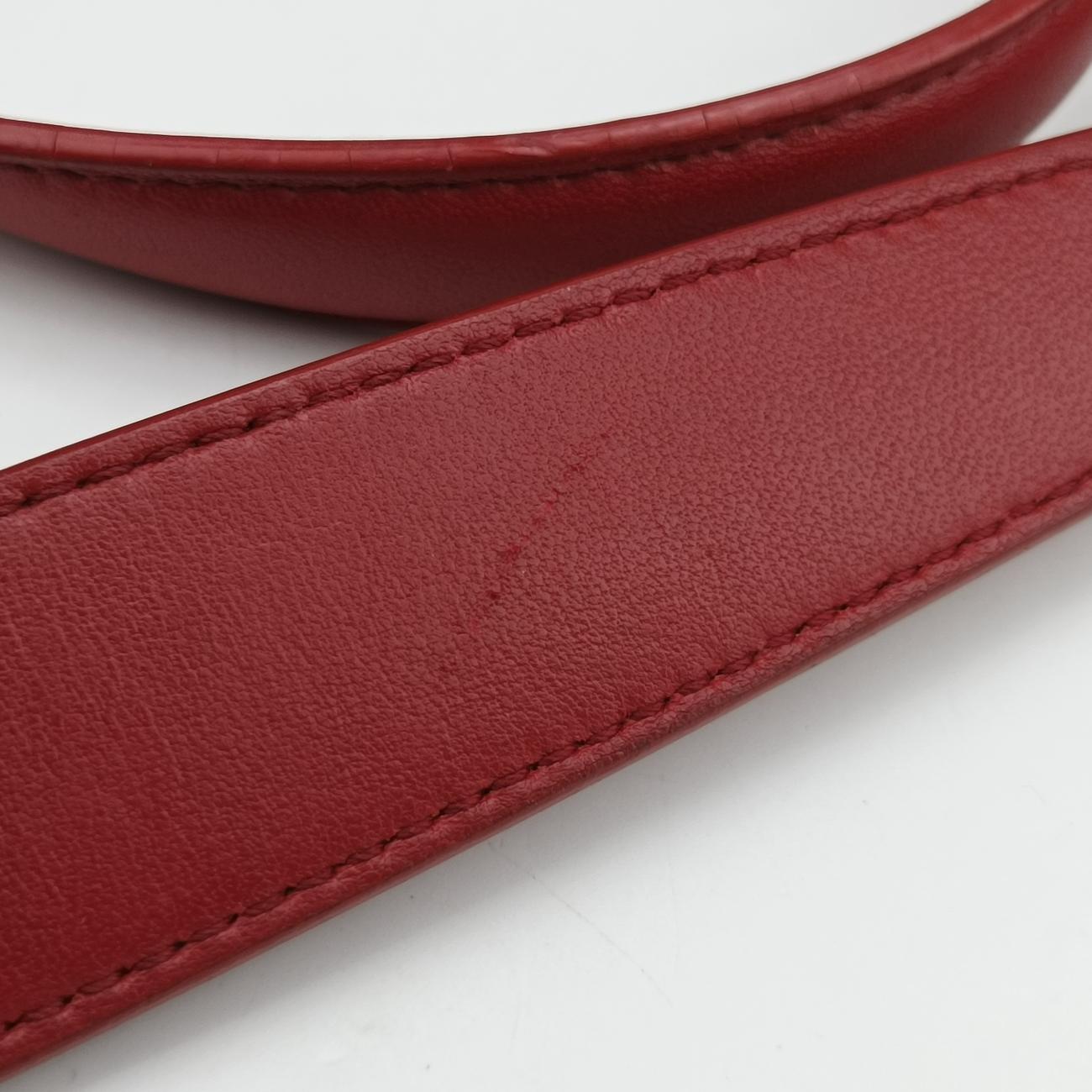 Delices Gaufre Cannage ToteRedlambskin17-BO-1110デリス ゴーフル カナージュ トートレッドラムスキン17-BO-1110