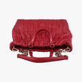 Delices Gaufre Cannage ToteRedlambskin17-BO-1110デリス ゴーフル カナージュ トートレッドラムスキン17-BO-1110