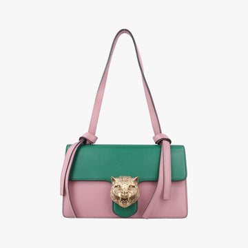 AnimalierPink x GreenLeather412007G019370668アニマリエピンク x グリーンレザー412007G019370668