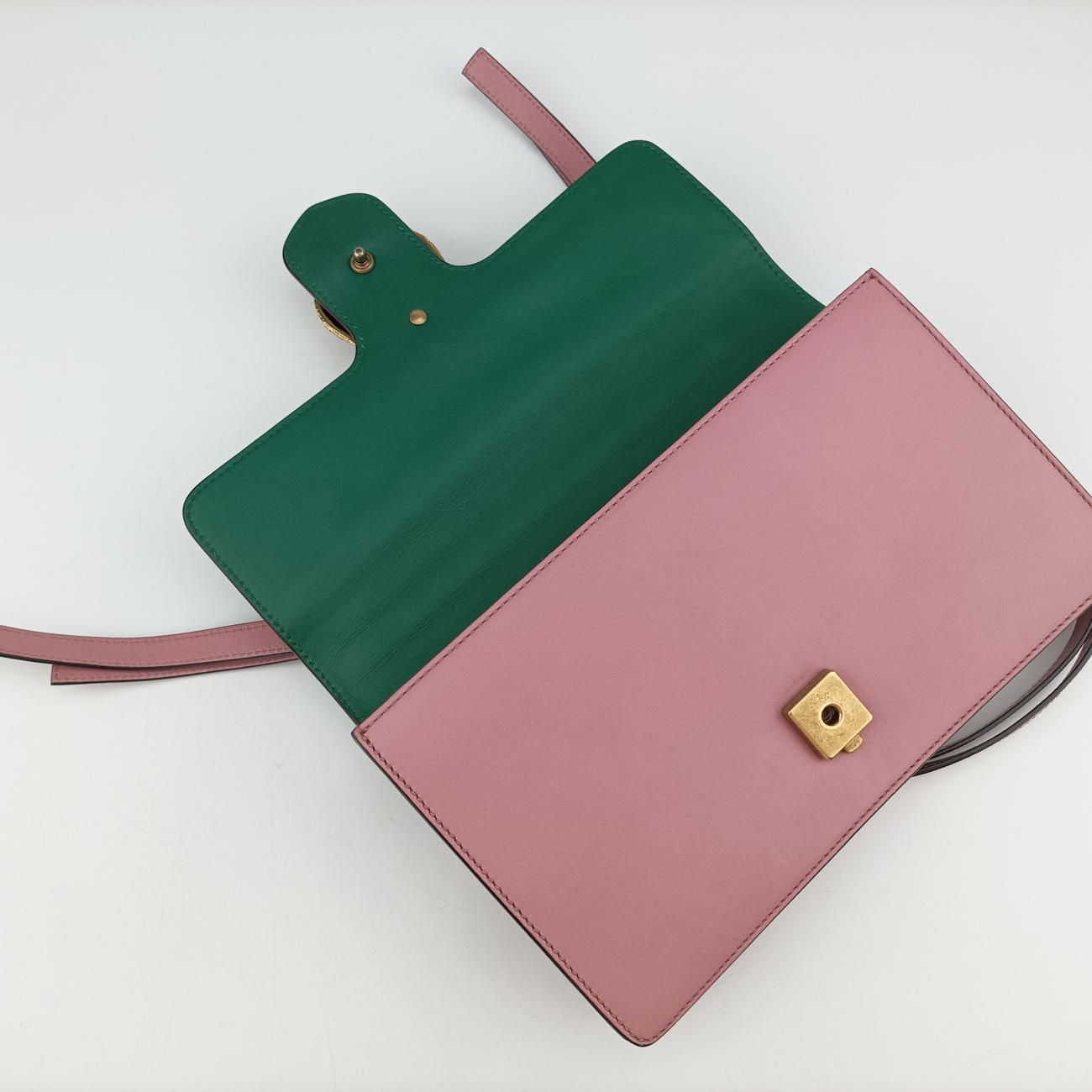 AnimalierPink x GreenLeather412007G019370668アニマリエピンク x グリーンレザー412007G019370668