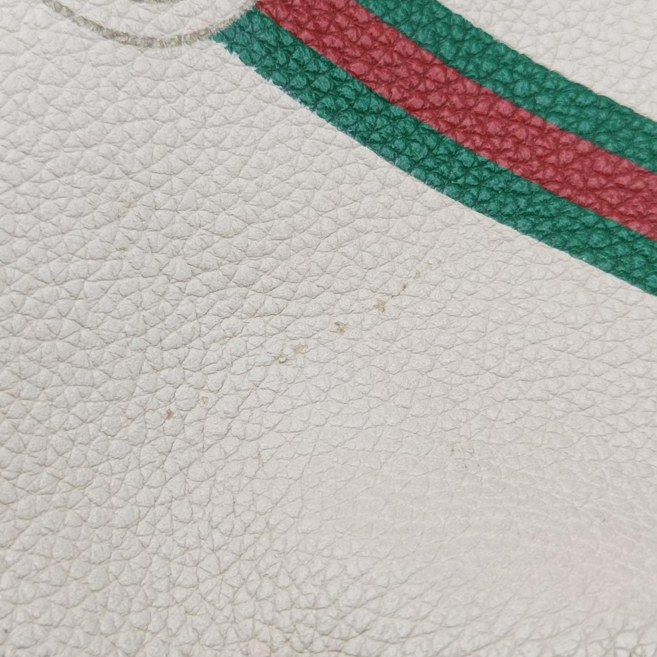 PrintWhite x Red x Navy x GreenLeather493869G024037048グッチプリントホワイトｘレッドｘネイビーｘグリーンレザー493869G024037048