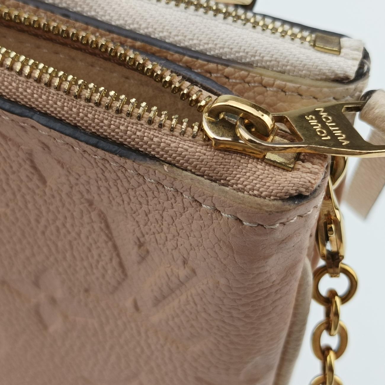 Double Zip PochettePinkMonogram EmpreinteM63919GI4118ポシェットドゥーブルジップピンクモノグラム アンプラントM63919GI4118