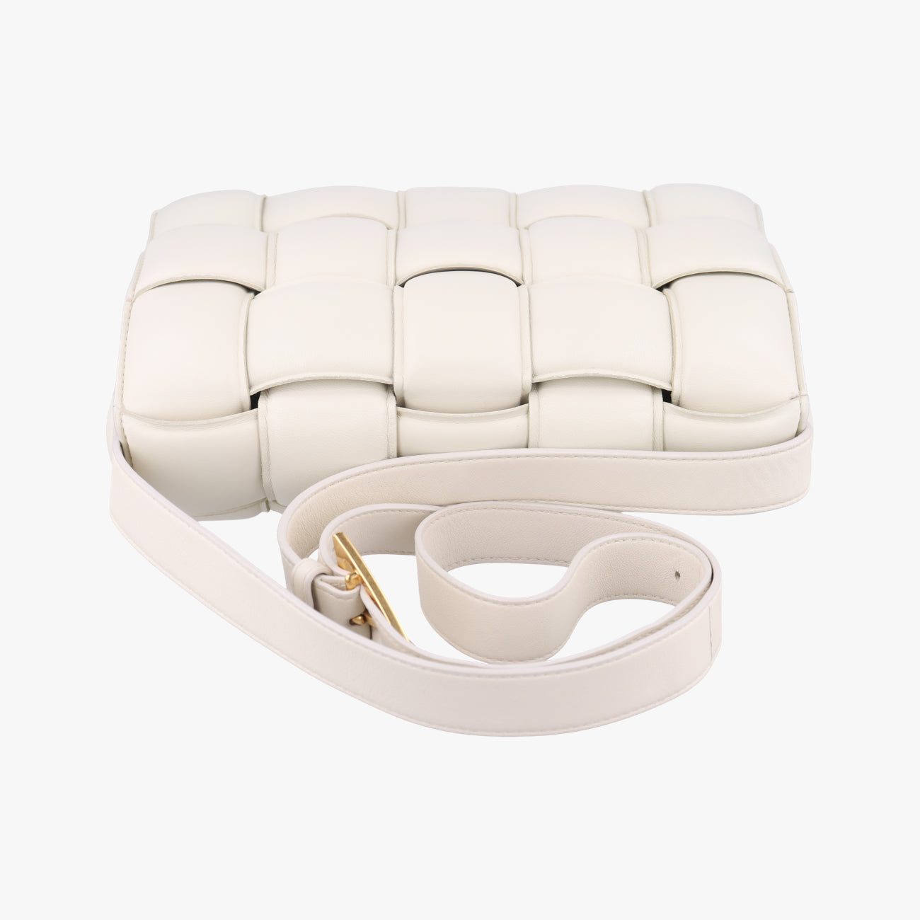 Padded CASSETTEWhitelambskinB08874789Qパデッド カセットホワイトラムスキンB08874789Q