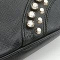 bijou stud stoneBlackSAFFIANO Leather180 8ビジュー スタッズ ストーンブラックサフィアーノレザー180 8