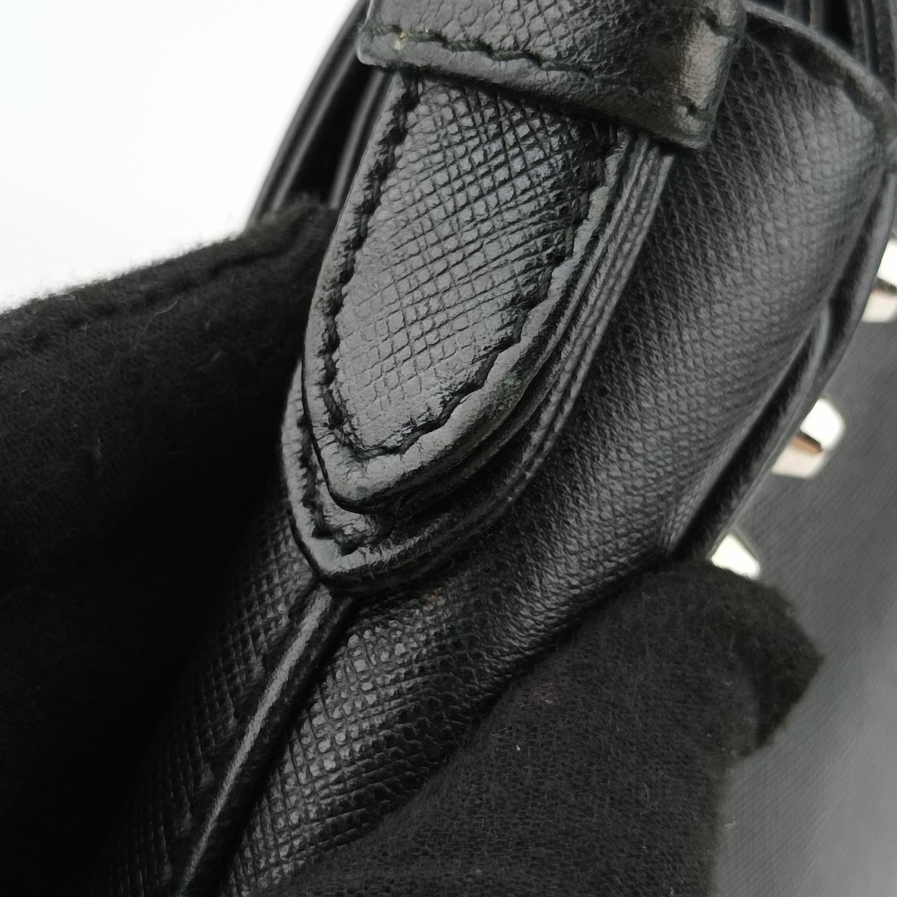bijou stud stoneBlackSAFFIANO Leather180 8ビジュー スタッズ ストーンブラックサフィアーノレザー180 8