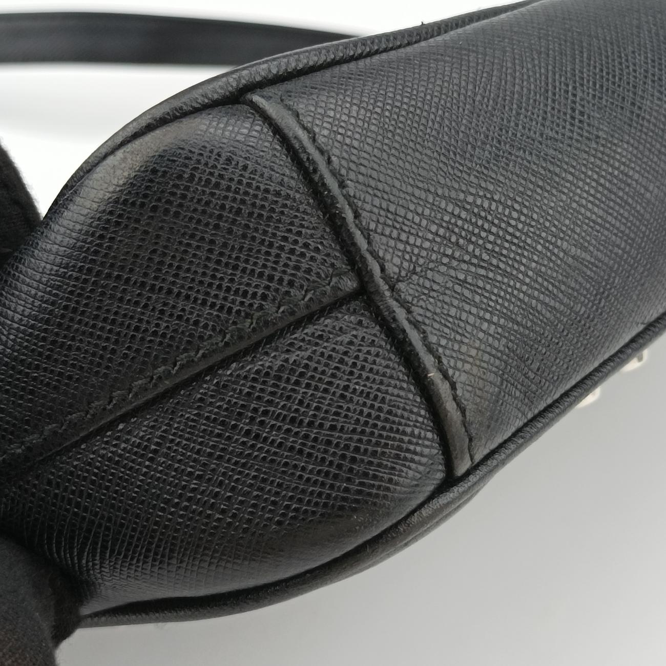 bijou stud stoneBlackSAFFIANO Leather180 8ビジュー スタッズ ストーンブラックサフィアーノレザー180 8
