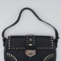 bijou stud stoneBlackSAFFIANO Leather180 8ビジュー スタッズ ストーンブラックサフィアーノレザー180 8