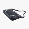 bijou stud stoneBlackSAFFIANO Leather180 8ビジュー スタッズ ストーンブラックサフィアーノレザー180 8
