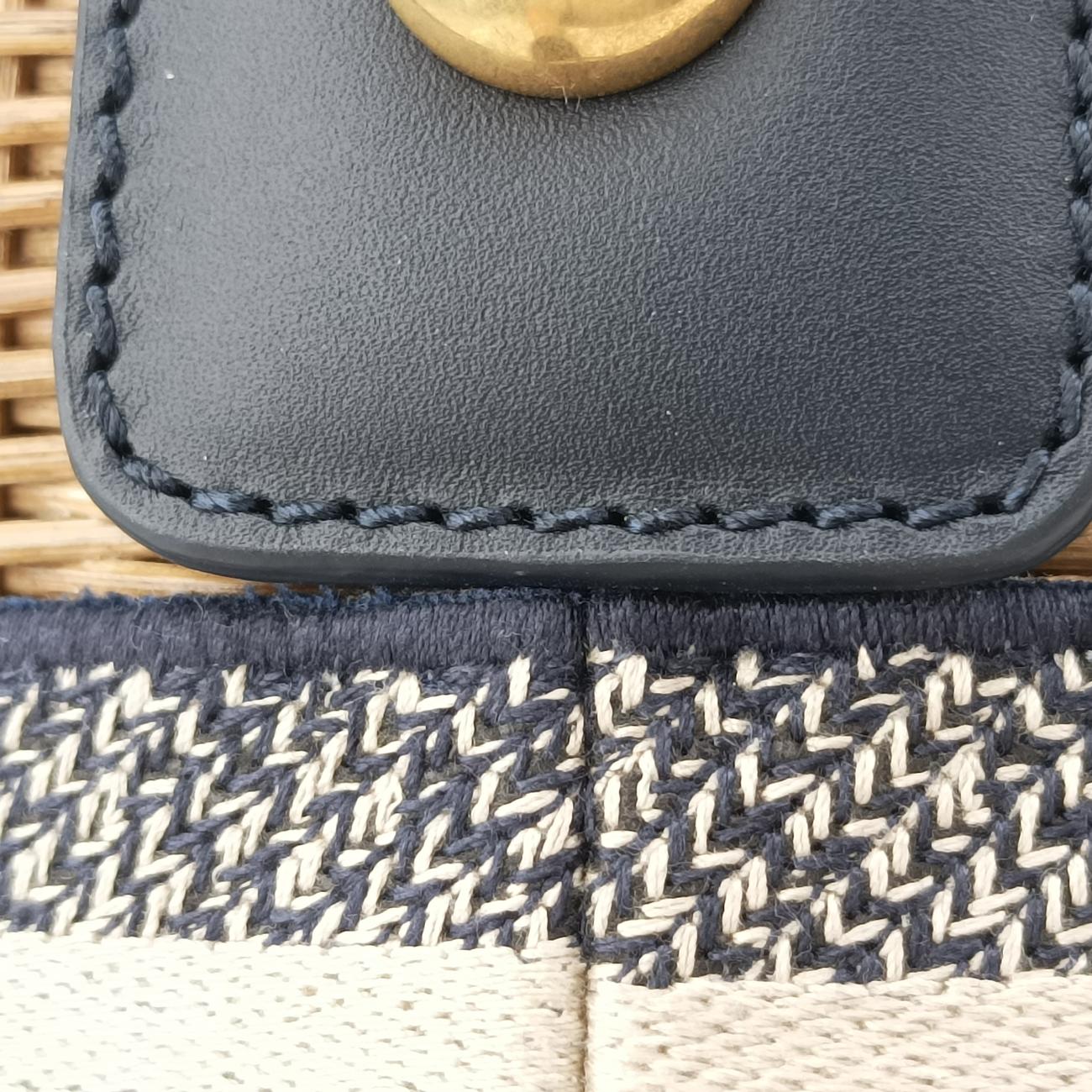 Wicker BasketNavy x Grey x BeigeNatural wicker x Dior oblique jacquard63-MA-1200ウィッカー バケットネイビー×グレー×ベージュナチュラルウィッカー×ディオール オブリーク ジャカード63-MA-1200