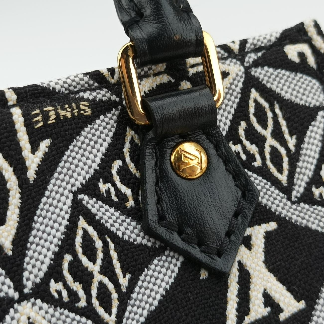 SINCE1854 Petit Sac Plat 2020AWblack×whitemonogram jacquardM80484SP0221SINCE1854 プティット サックプラ 2020AWブラック×ホワイトモノグラム ジャガードM80484SP0221