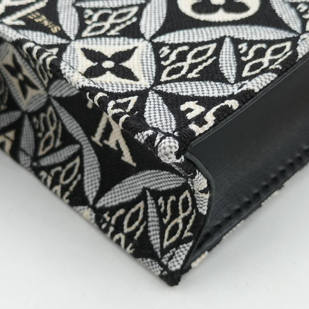 SINCE1854 Petit Sac Plat 2020AWblack×whitemonogram jacquardM80484SP0221SINCE1854 プティット サックプラ 2020AWブラック×ホワイトモノグラム ジャガードM80484SP0221