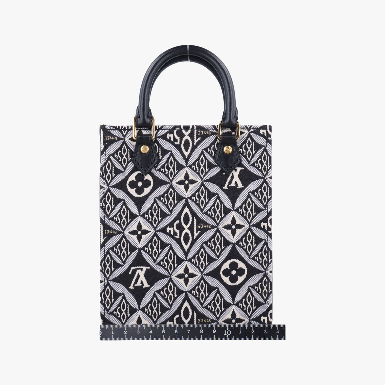 SINCE1854 Petit Sac Plat 2020AWblack×whitemonogram jacquardM80484SP0221SINCE1854 プティット サックプラ 2020AWブラック×ホワイトモノグラム ジャガードM80484SP0221