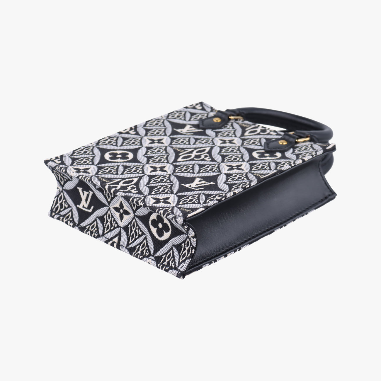 SINCE1854 Petit Sac Plat 2020AWblack×whitemonogram jacquardM80484SP0221SINCE1854 プティット サックプラ 2020AWブラック×ホワイトモノグラム ジャガードM80484SP0221