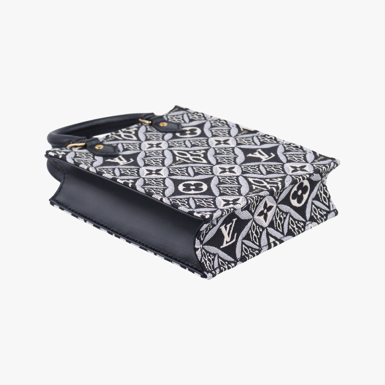 SINCE1854 Petit Sac Plat 2020AWblack×whitemonogram jacquardM80484SP0221SINCE1854 プティット サックプラ 2020AWブラック×ホワイトモノグラム ジャガードM80484SP0221