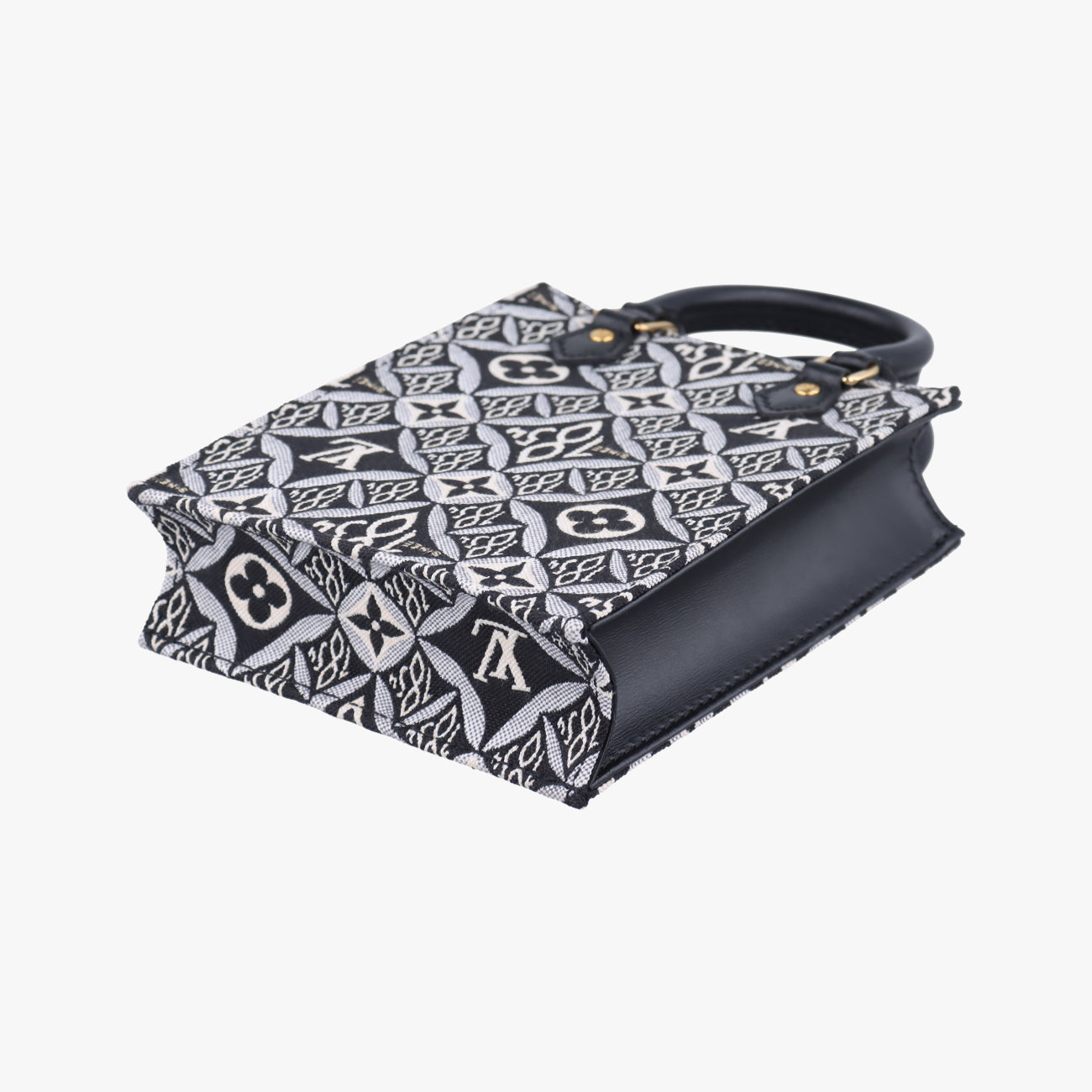 SINCE1854 Petit Sac Plat 2020AWblack×whitemonogram jacquardM80484SP0221SINCE1854 プティット サックプラ 2020AWブラック×ホワイトモノグラム ジャガードM80484SP0221